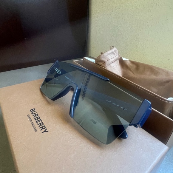 Burberry Navy and Gray Sunglasses - Picture 5 of 5